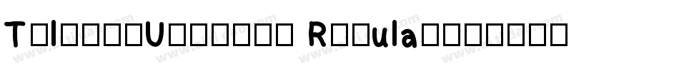 TolkienUpright Regular字体转换